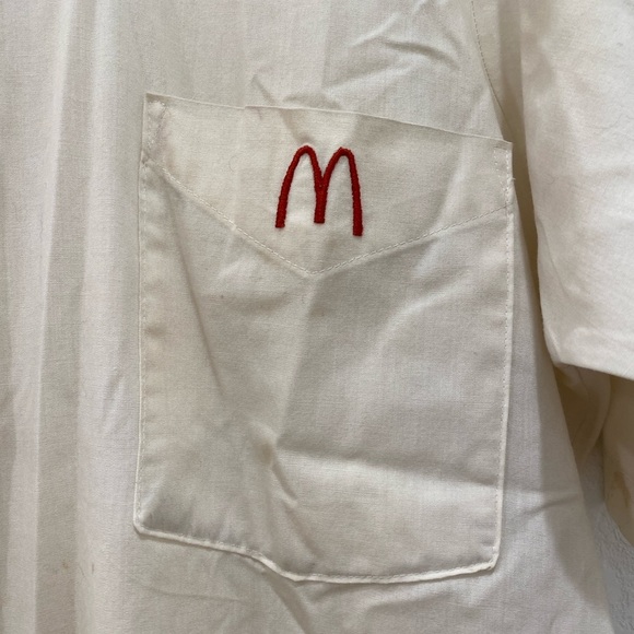 McDonald’s vintage 1976 button down short sleeve shirt - Picture 2 of 9
